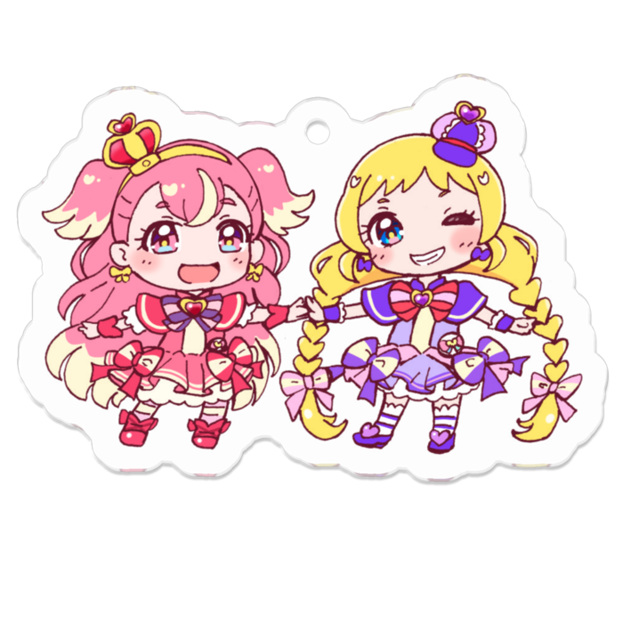 アクリルキーホルダー - 50 x 50 (mm)