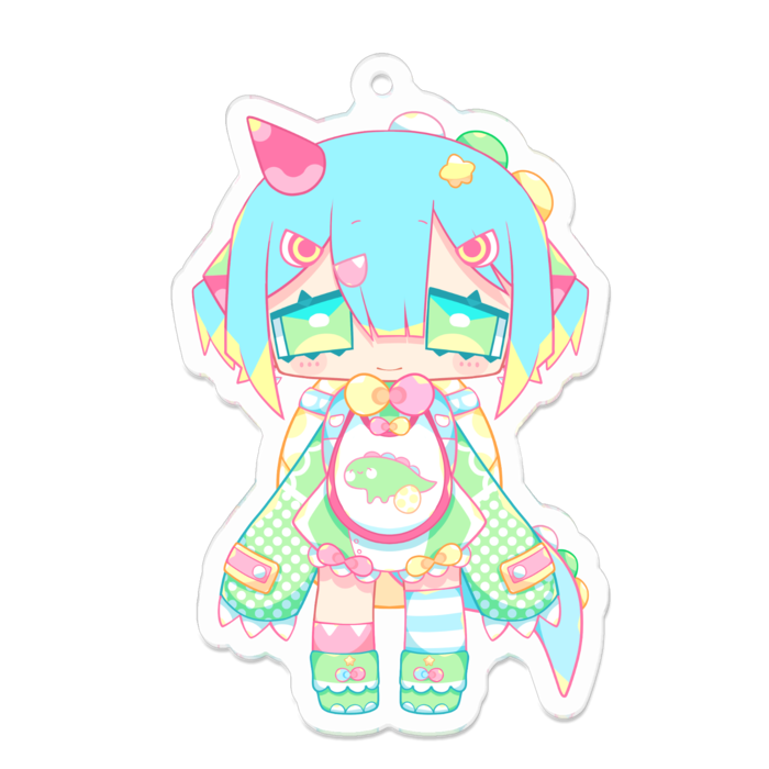 アクリルキーホルダー - 70 x 70 (mm)