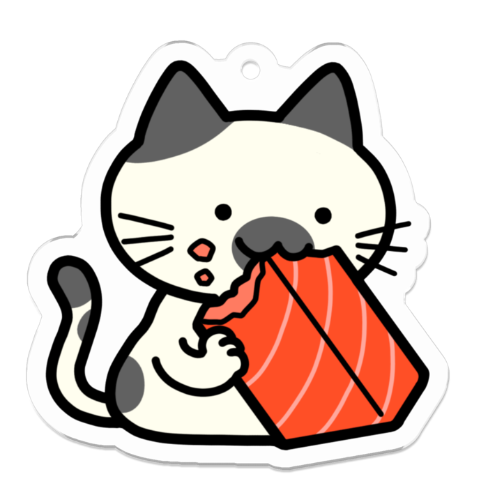 アクリルキーホルダー - 50 x 50 (mm)Ｂ