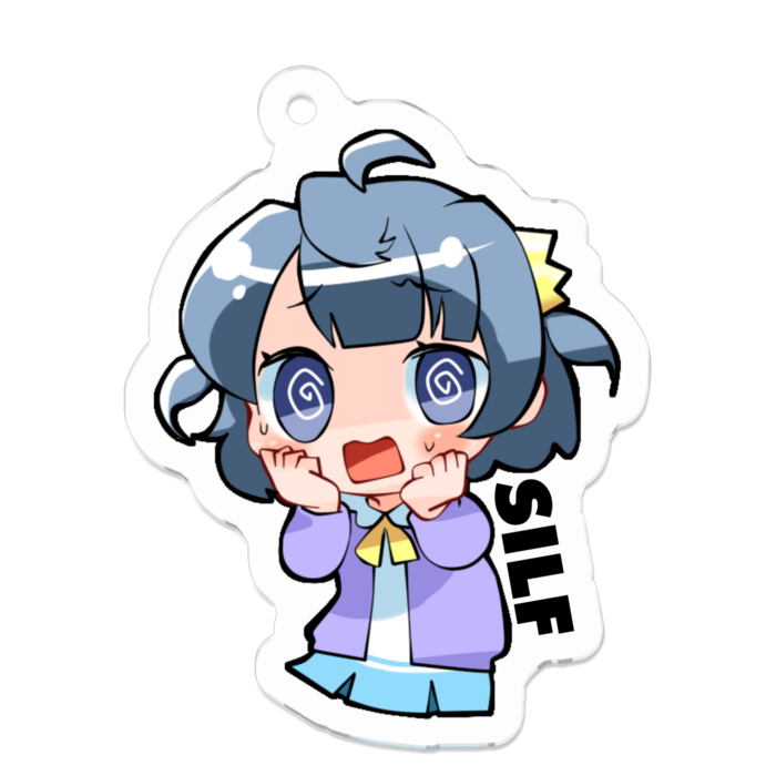 アクリルキーホルダー - 50 x 50 (mm)