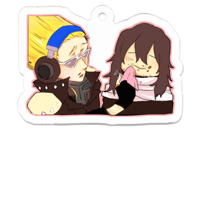 アクリルキーホルダー - 50 x 50 (mm)