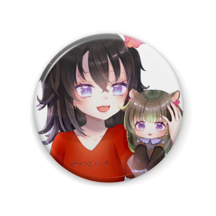 1周年記念 57mm缶バッチ かきななのアトリエ Booth