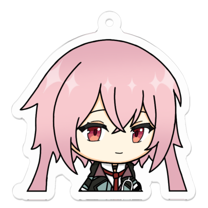 アクリルキーホルダー（コーティング） - 50 x 50 (mm)