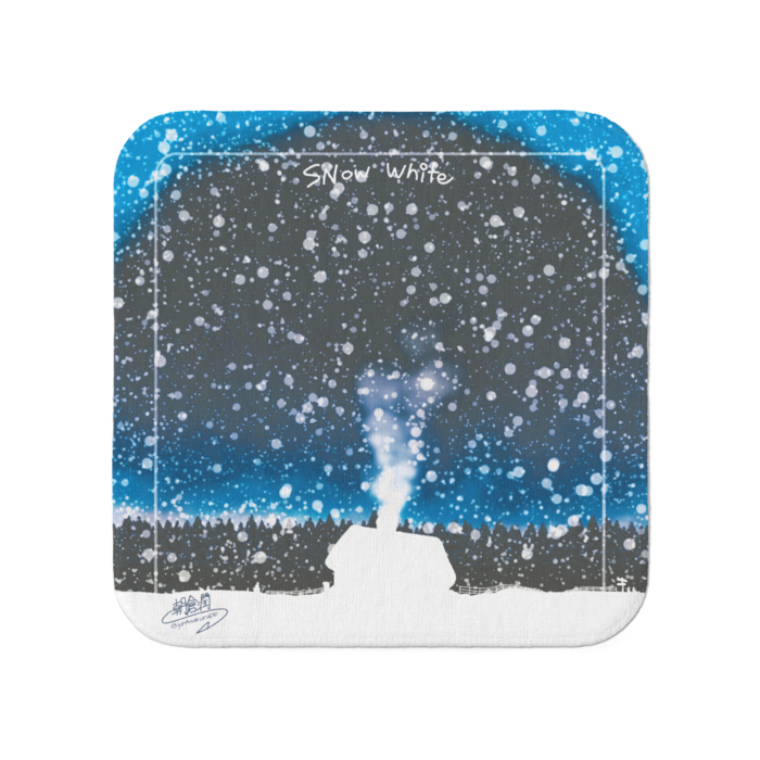 雪降る夜タオル - 小青