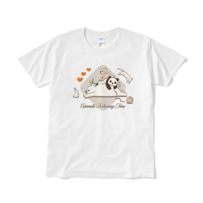 Tシャツ短納期　白色　L