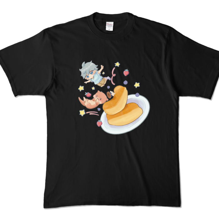 カラーTシャツ - XL - ブラック (濃色)
