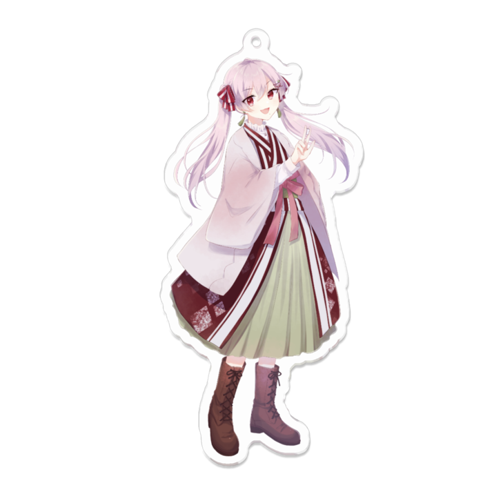 アクリルキーホルダー（コーティング） - 100 x 100 (mm)