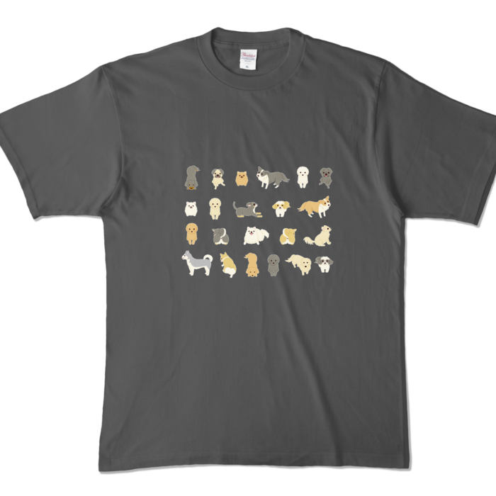 カラーTシャツ　チャコール　XL