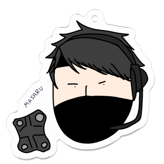 アクリルキーホルダー - 50 x 50 (mm)