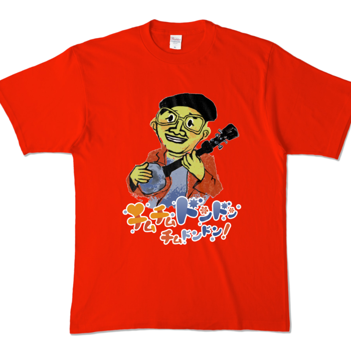 カラーTシャツ - XL - レッド (濃色)