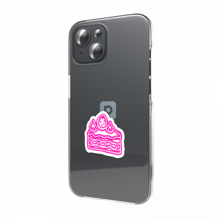 スマホステッカー／ショートケーキ