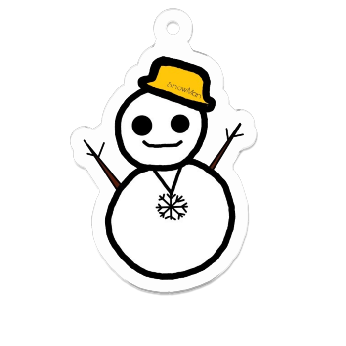 アクリルキーホルダー（コーティング） - 50 x 50 (mm)