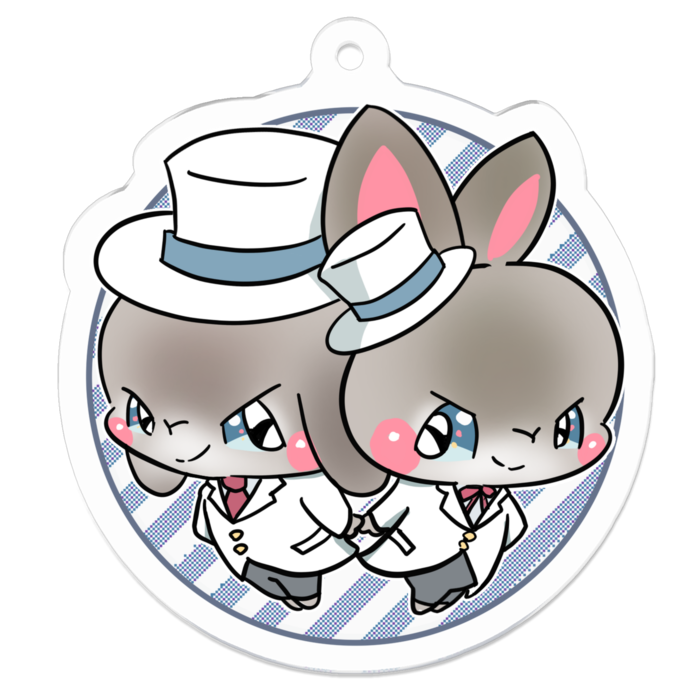 アクリルキーホルダー - 50 x 50 (mm)