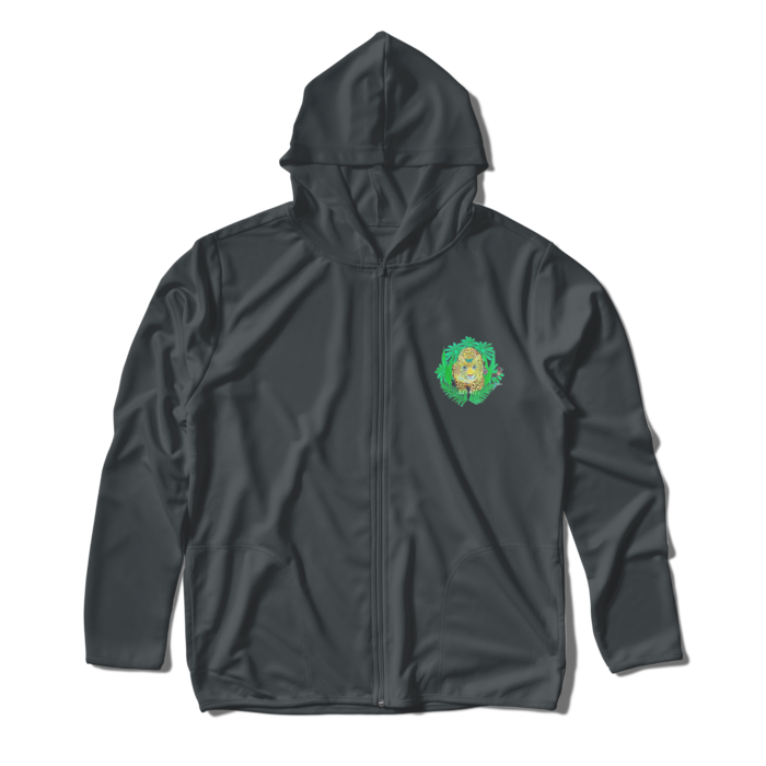 ジップパーカー - L - ダークグレー