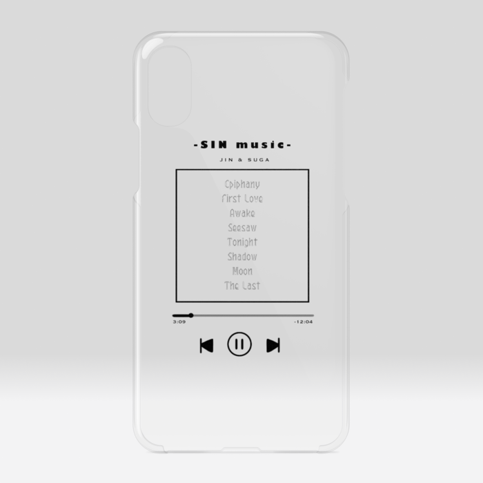 クリアiPhoneケース - iPhone X / XS