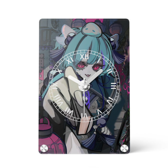 アクリル時計 - 100x148mm