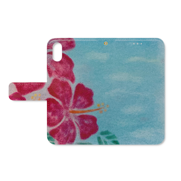 手帳型iPhoneケース - iPhone XS / X - ストラップ穴 あり