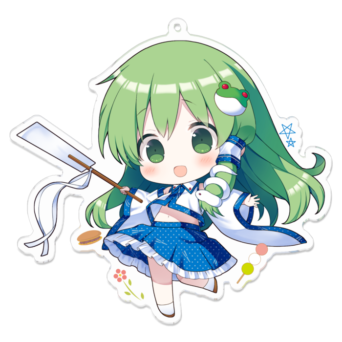 東風谷早苗 特大アクリルキーホルダー