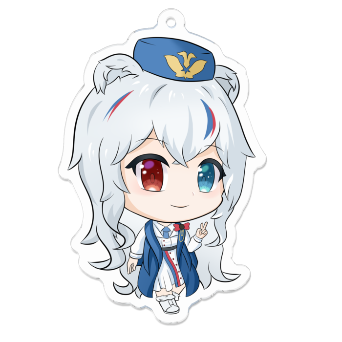 アクリルキーホルダー - 70 x 70 (mm)