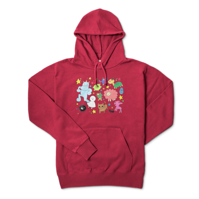 パーカー - L - バーガンディ