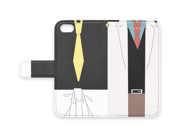 手帳型iPhoneケース - iPhone 7 - ストラップ穴 あり