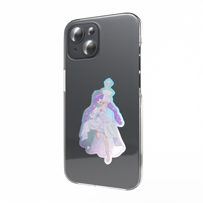 オーロラスマホステッカー - 縦