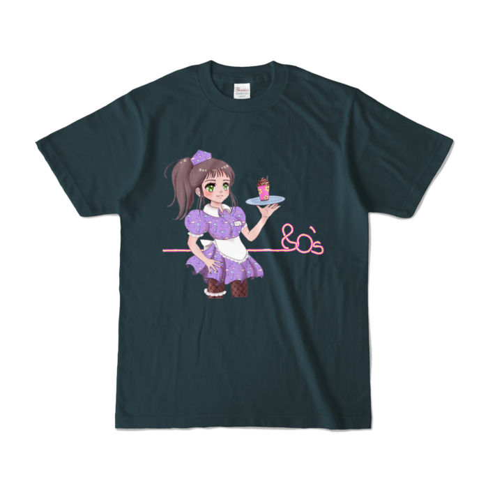 カラーTシャツ - S - デニム (濃色)