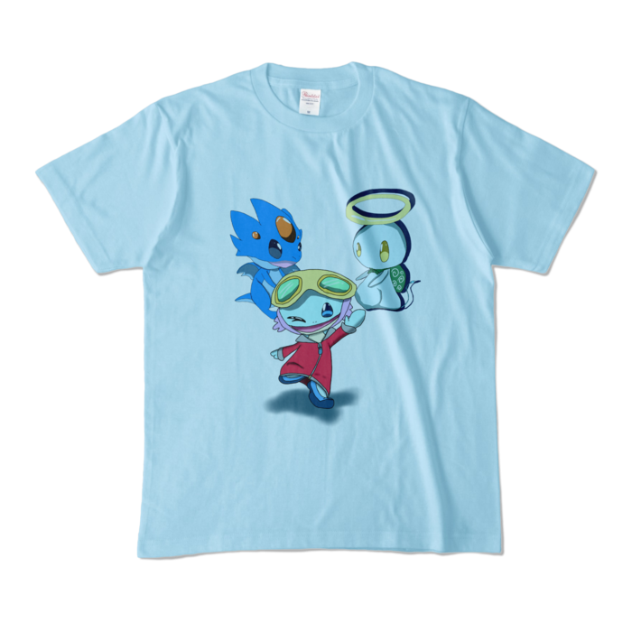 カラーTシャツ - M - ライトブルー (淡色)