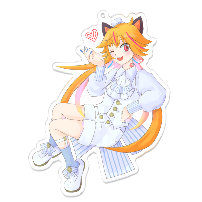 アクリルキーホルダー - 100 x 100 (mm)
