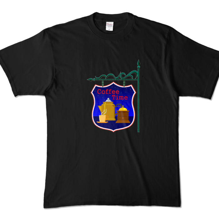 カラーTシャツ - XL - ブラック (濃色)