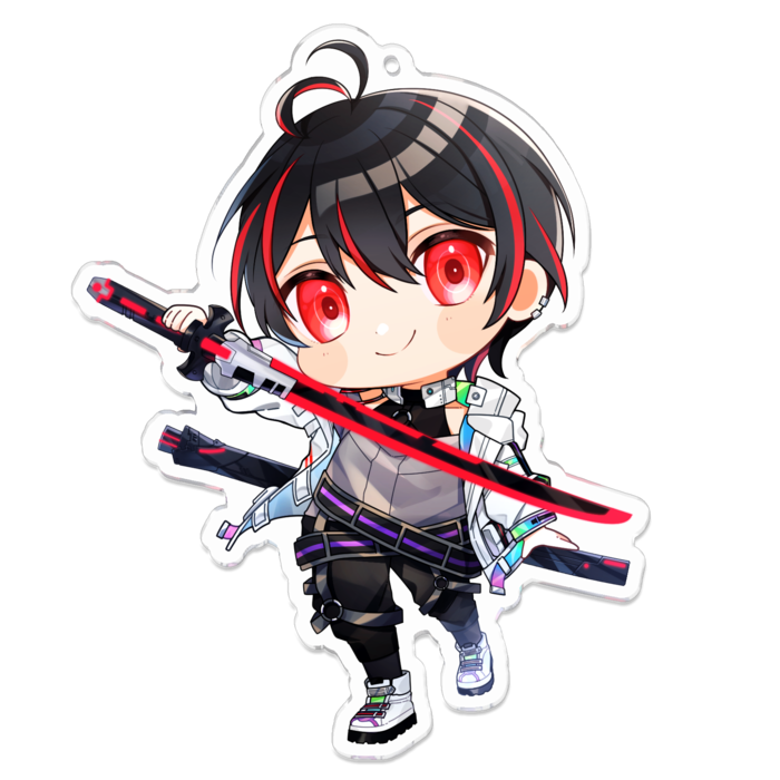 アクリルキーホルダー - 100 x 100 (mm)