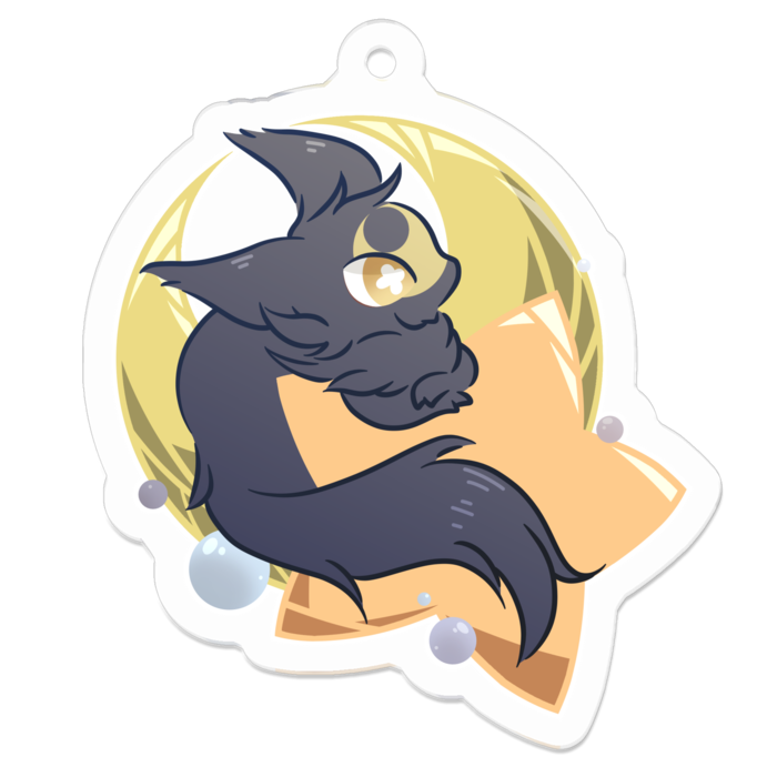 アクリルキーホルダー - 50 x 50 (mm)