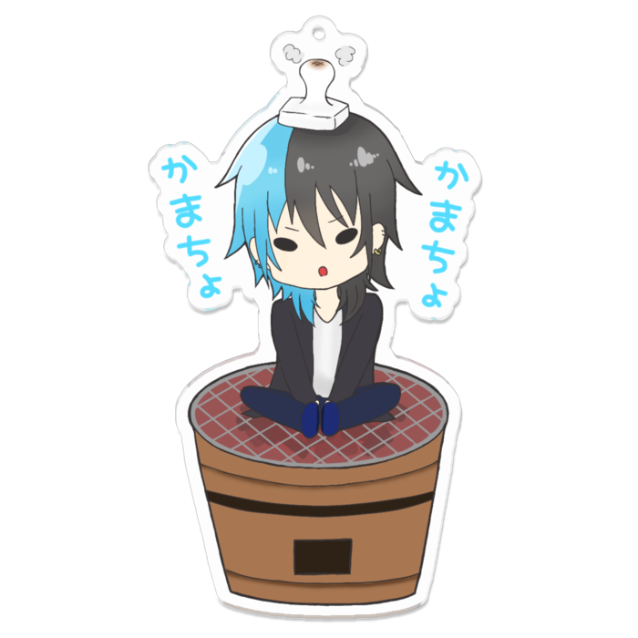 アクリルキーホルダー（コーティング） - 100 x 100 (mm)