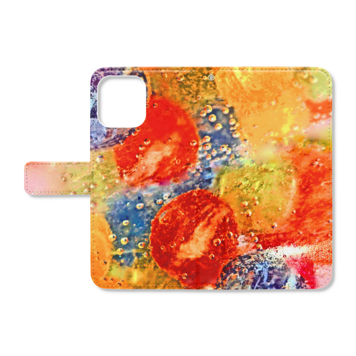 手帳型iPhoneケース - iPhone12 ProMax - ストラップ穴 あり