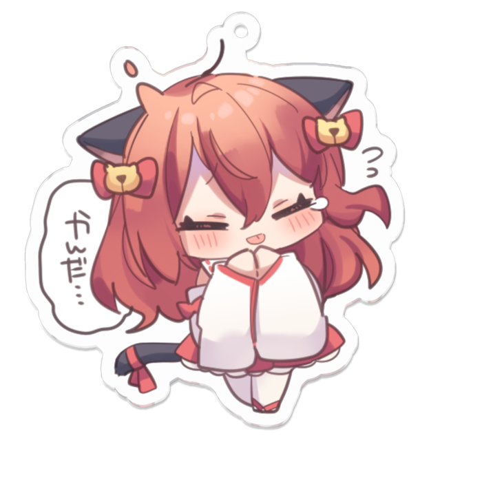 アクリルキーホルダー（コーティング） - 70 x 70 (mm)