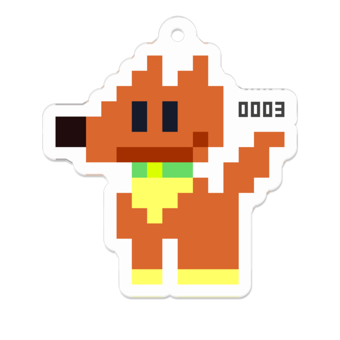 アクリルキーホルダー（コーティング） - 50 x 50 (mm)