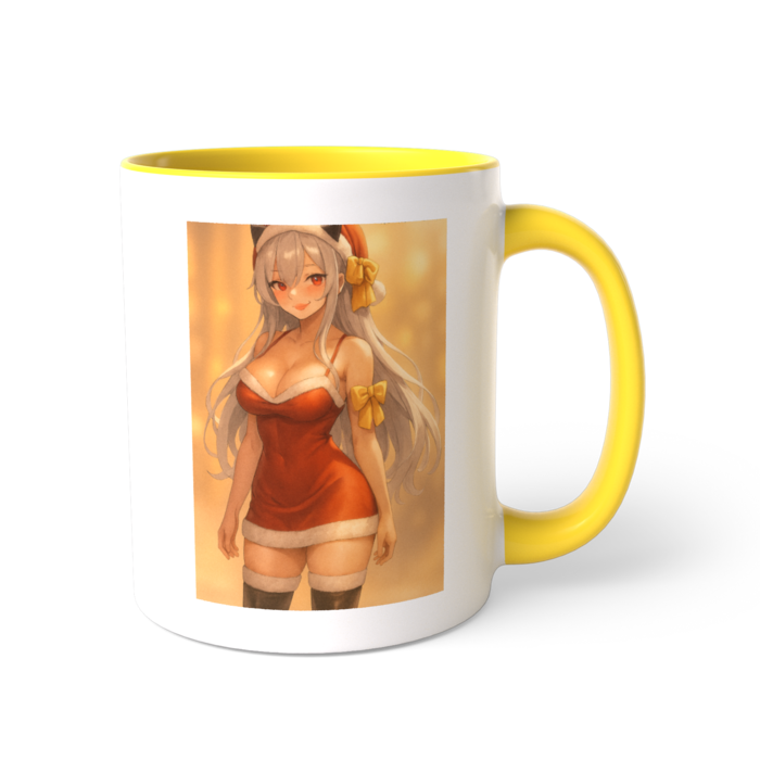 ツートンカラーマグカップ - 直径 8.2cm / 高さ 9.5cm