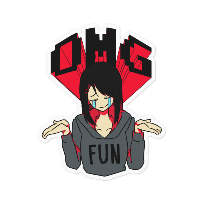 ステッカー - 100 x 100 (mm)