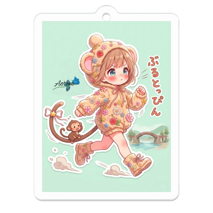 アクリルキーホルダー - 50 x 50 (mm)