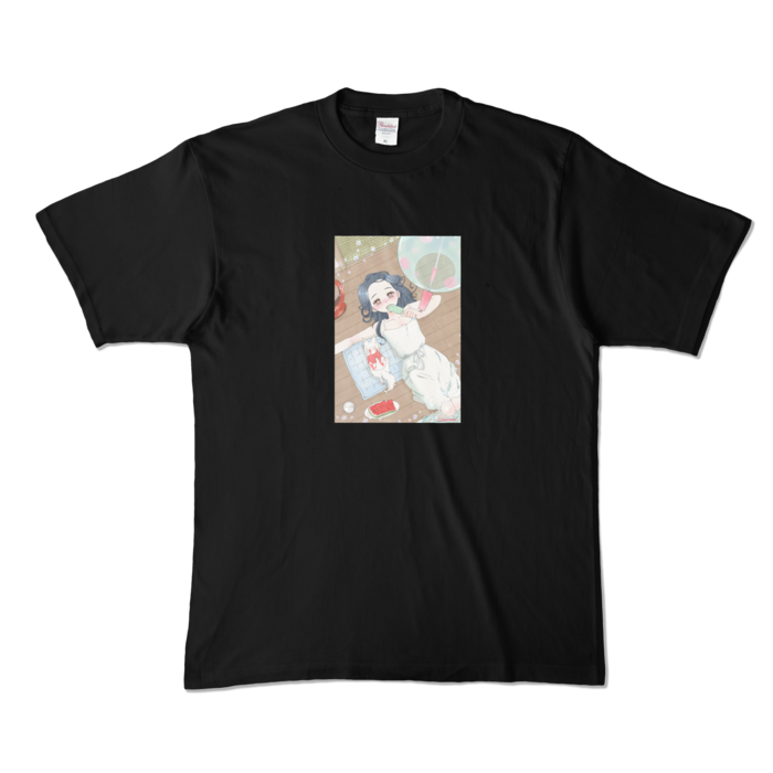 カラーTシャツ - XL - ブラック (濃色)