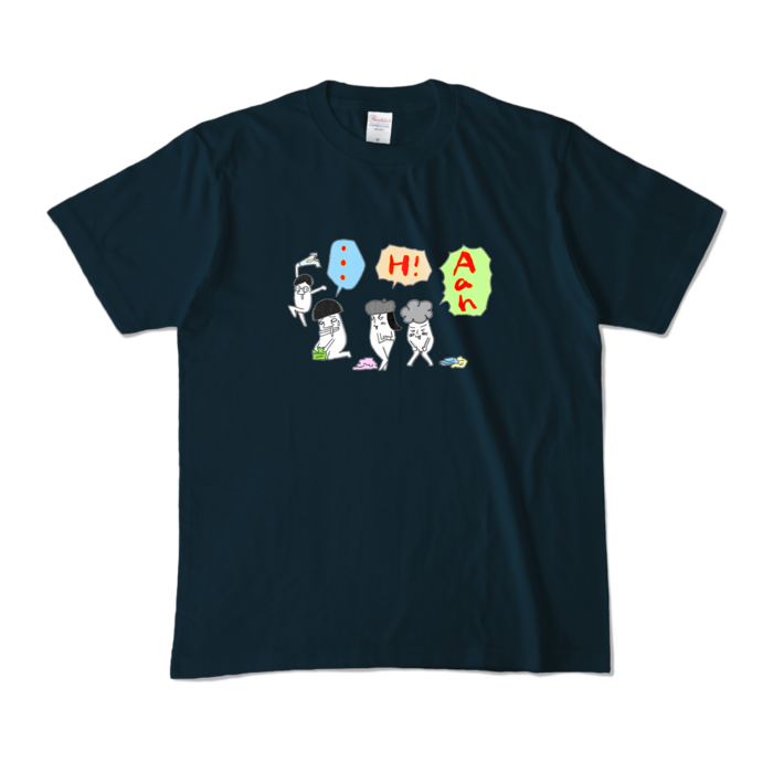 カラーTシャツ - M - ネイビー (濃色)