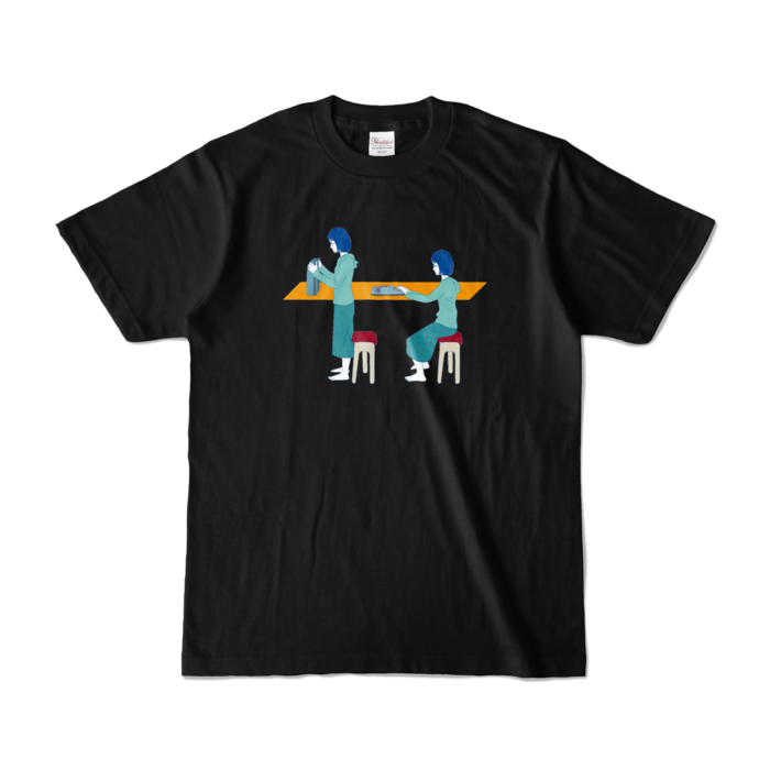 カラーTシャツ - S - ブラック (濃色)