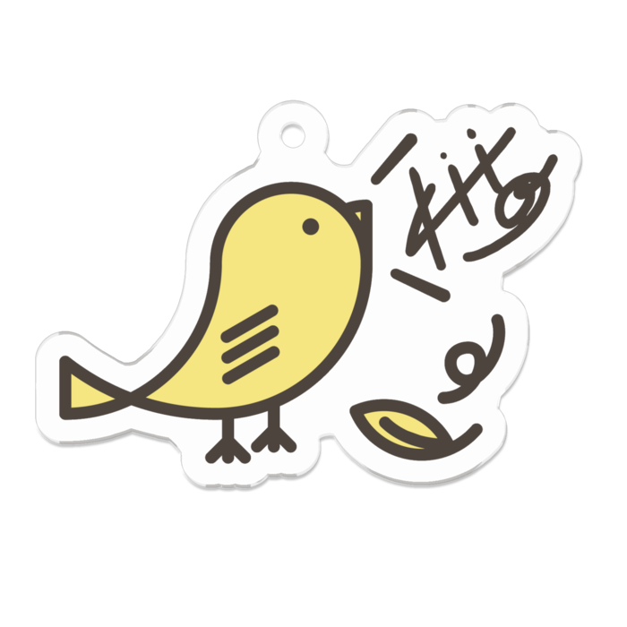 アクリルキーホルダー - W50 × 50mm 以内