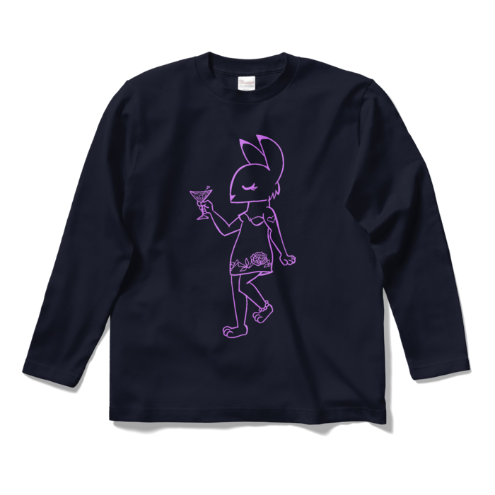 ロングスリーブTシャツ - S - ネイビー