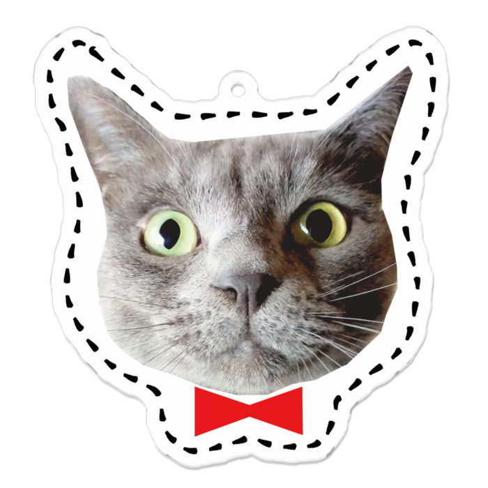 アクリルキーホルダー - 70 x 70 (mm)