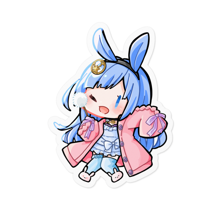 うさぎステッカー　耳かき　小 