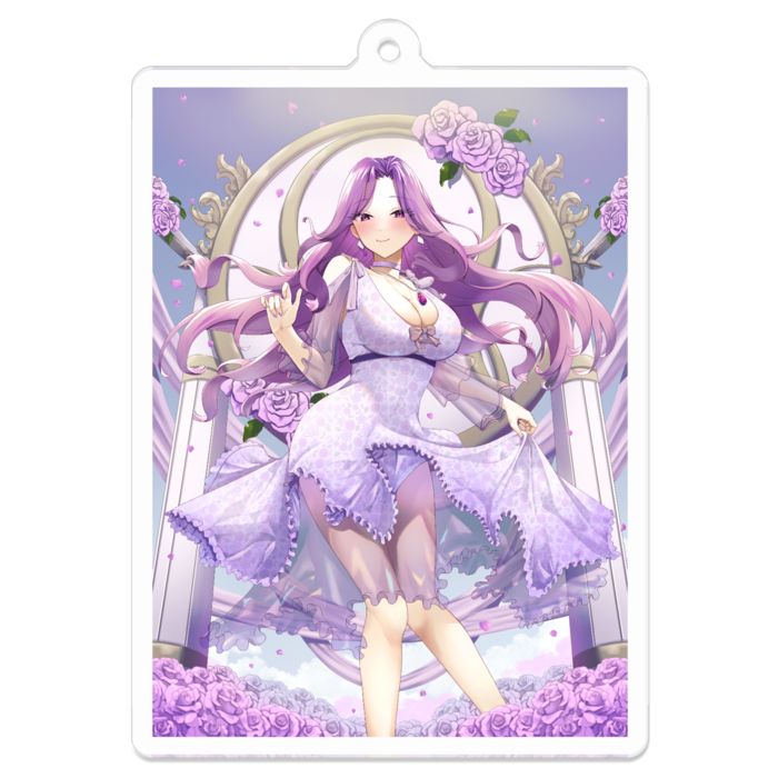 アクリルキーホルダー - 70 x 70 (mm)