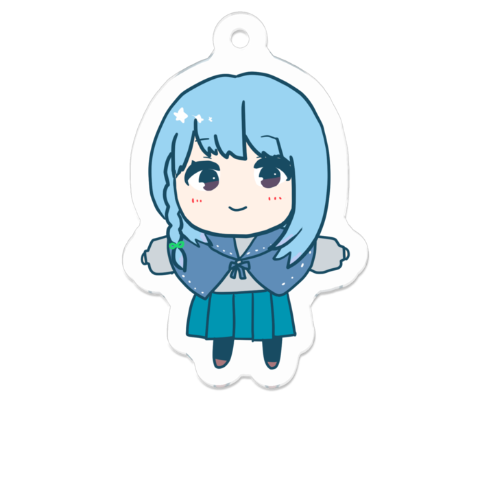 アクリルキーホルダー - 50 x 50 (mm)