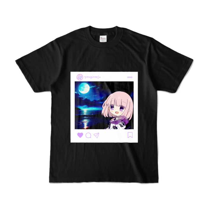 SNS風 - S - ブラック (濃色)