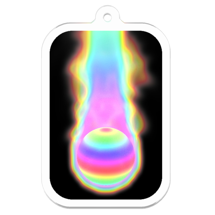 アクリルキーホルダー - 50 x 50 (mm)